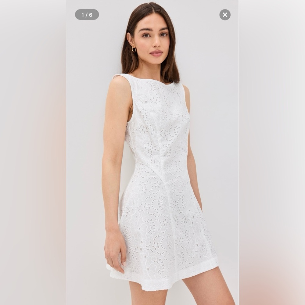 Hill House - Sutton Dress - White
